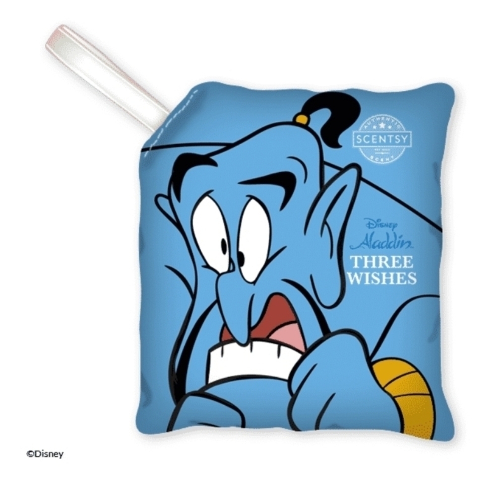 Scentsy Disney Genie Buddy & Three Wishes Scent Pak Blueberry Plums Blackberry - Picture 5 of 7
